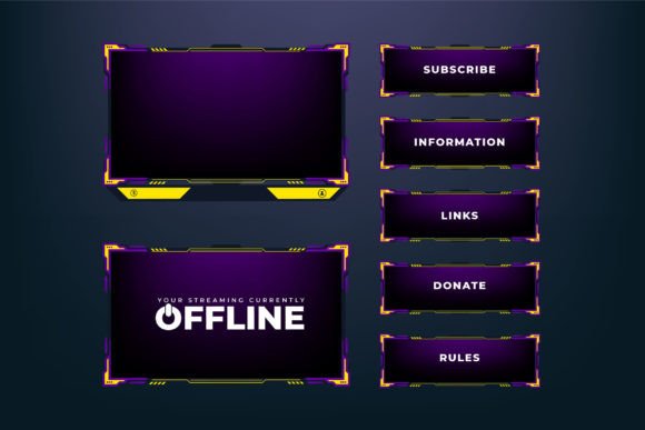 Download Live Streaming Overlay Screen Panel - Live stream Collection