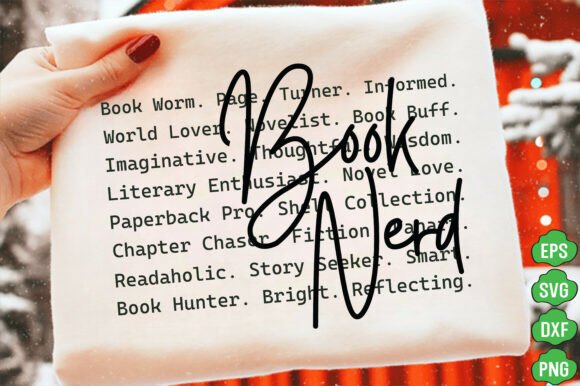 Download Book Nerd Words Png Svg, Funny Book Love - Png Collection