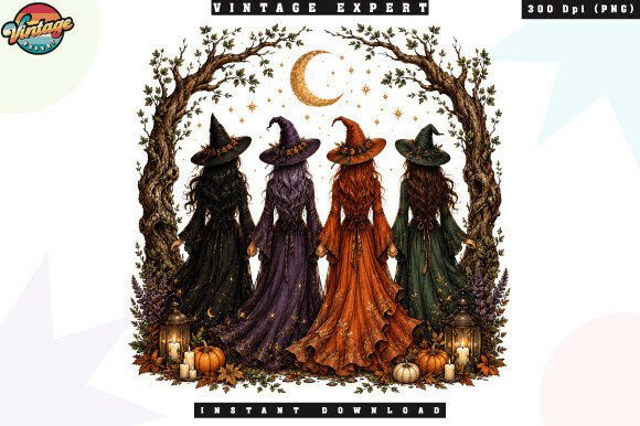 Download Witch Sisters Halloween PNG - Png Collection
